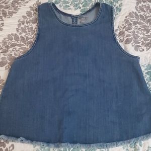 Aerie denim tank
